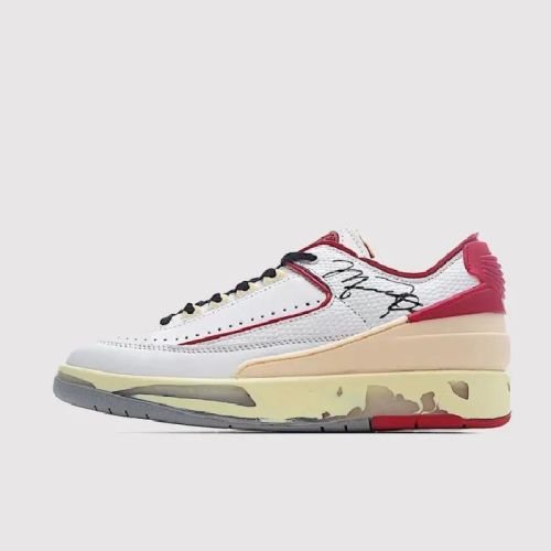 Off White X Air Jordan 2 Low SP White Red DJ4375 106 (5)